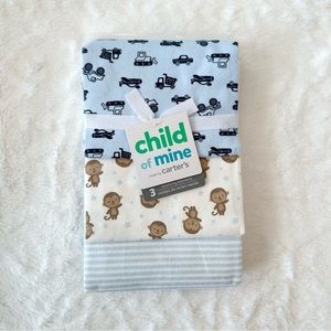 NWT Carters Receiving Blanket - 3 Pack